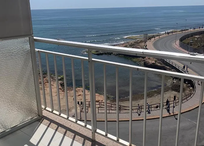 Casa Buena Vista Con Vistas Al Mar, Primera Linea, Beach Los Locos, Wifi, Torrevieja